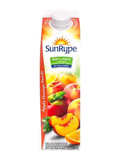 sunrype apple orange peach juice