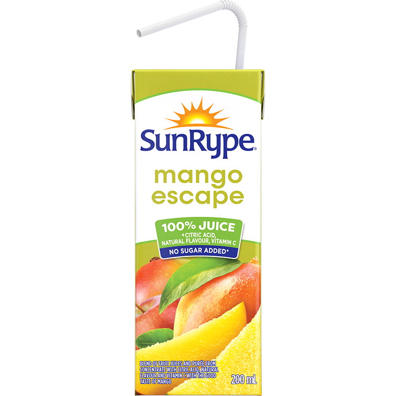SunRype 100% Juice MANGO ESCAPE Tetra 200mL