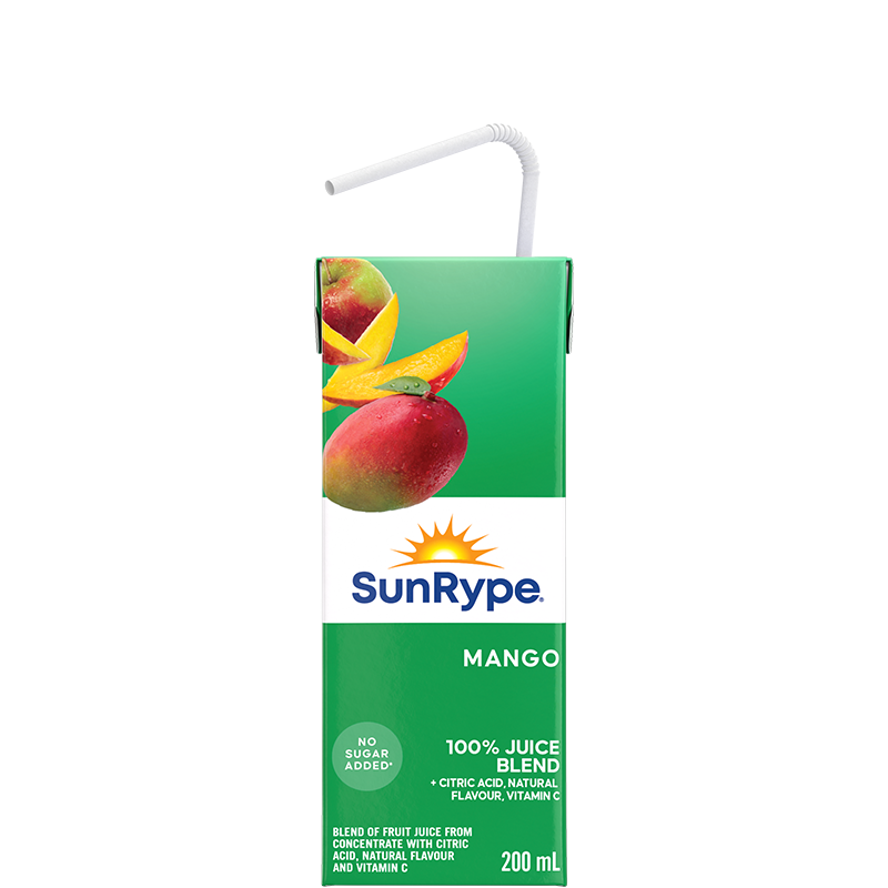 SunRype 100% Juice MANGO Tetra 200mL